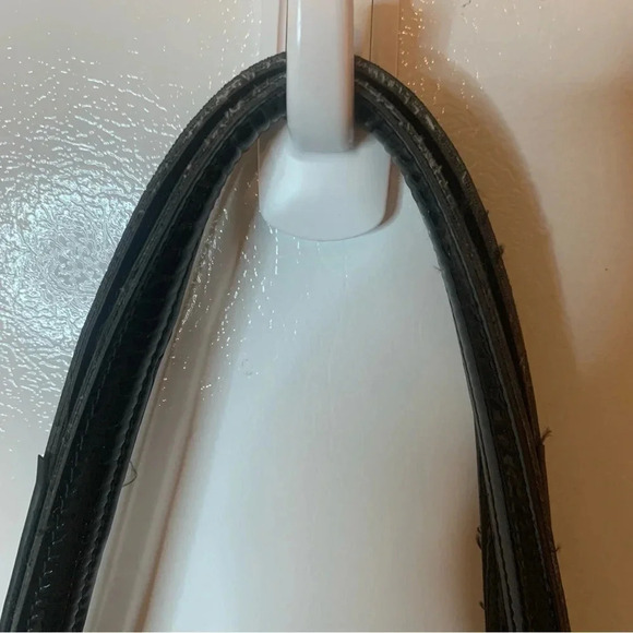 Karl Lagerfeld Penny Bow Patent Leather & Nylon Tote - Picture 6 of 10